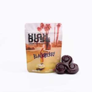 High Dose Blackberry THC Gummies 1500mg (Gummy)