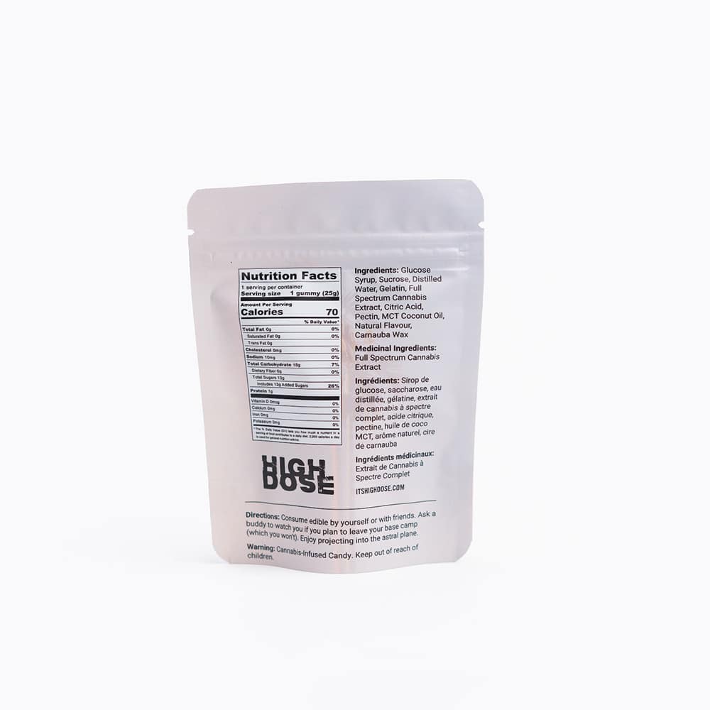 High Dose - Cherry Cola THC Gummies 500mg - Image 2