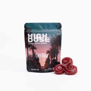 High Dose Cherry THC Gummies 1000mg (Gummy)