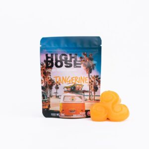 High Dose Tangerine THC Gummies 1500mg (Gummy)
