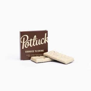 Potluck Cookies 'N Creme THC Chocolate 300mg (Chocolate)