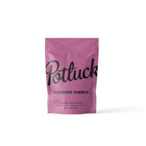 Potluck Raspberry THC Gummies 200mg (Gummy)