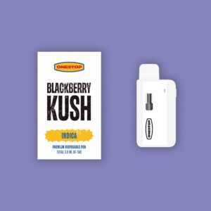 OneStop Blackberry Kush 3g Disposable Vape (Vapes)