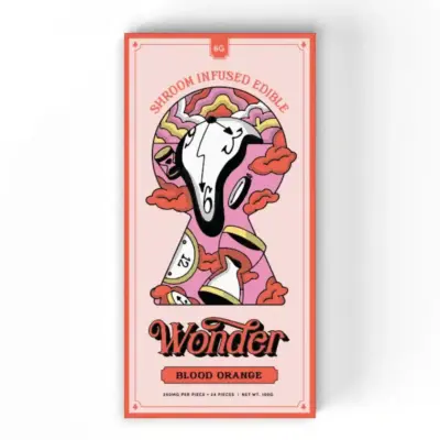 Wonder Psilocybin Chocolate Bar - Blood Orange 6g