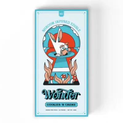 Wonder Psilocybin Chocolate Bar - Cookies 'N Creme 6g